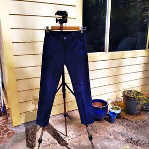 AG  "Slim Khaki Crop"  'Skinny Straight' Navy  Pedal Pusher Capri Pants Sz 23R